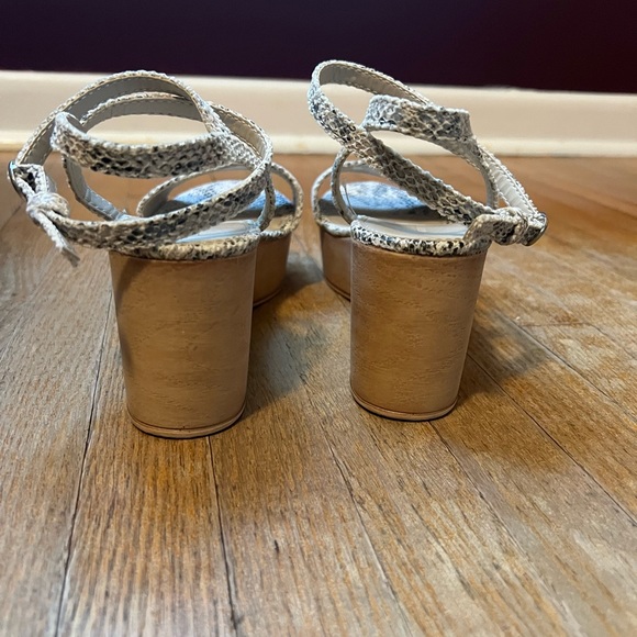 Oysho snake skin print platform sandal women’s size 38 (US 7.5) - Picture 2 of 12